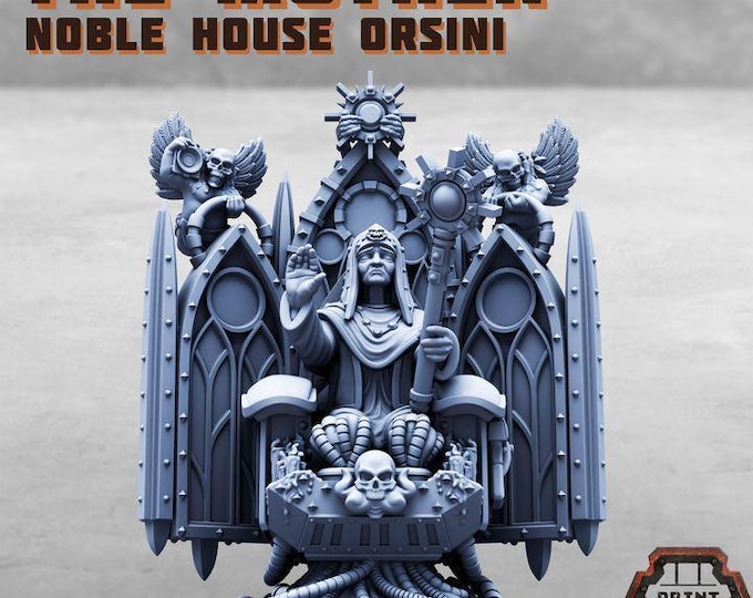 The Mother - Noble House Osini - new Release Nov 25 - Print Minis - Tabletop Wargaming Miniature for Grimdark | OPR | Sci-fi