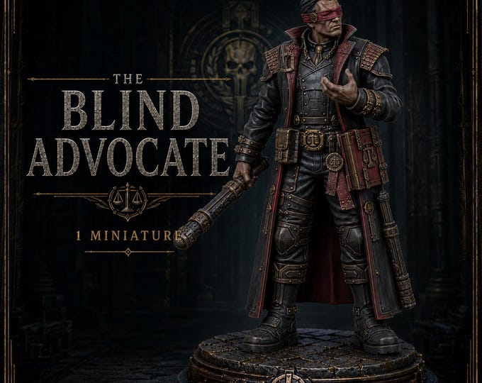 The Blind Advocate | Legends of Judgement | HGM Exclusive Physical Resin Character