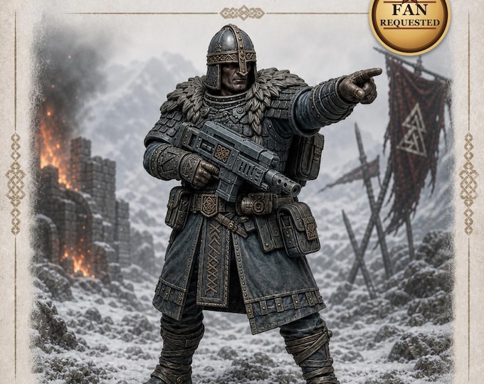 Ironfjord Recon Squad | 5, 10 or 20 Resin Sci-Fi Viking Miniatures | HGM Exclusive