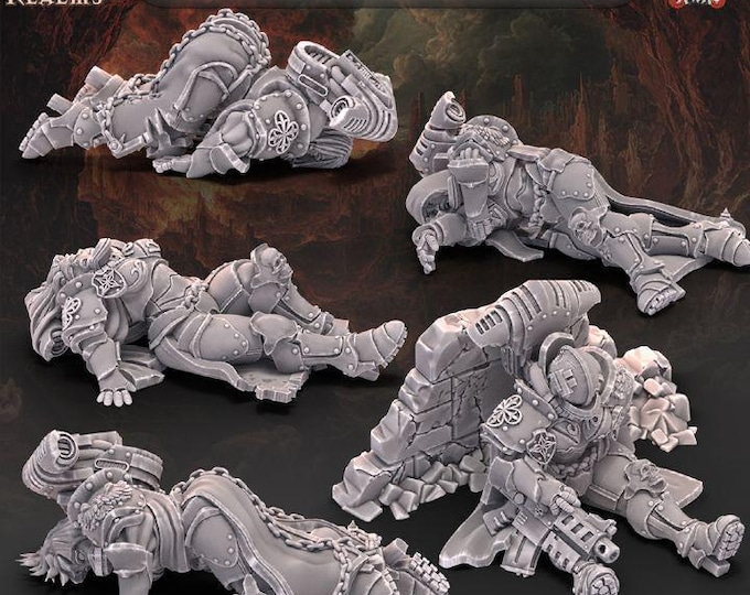 Battle Nun Casualties - Across the Realms - New Release July 25  - Sci-Fi OPR Grimdark compatible - Tabletop Wargaming