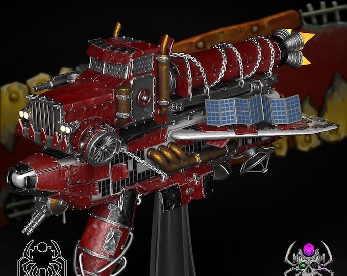Cosmic Orc X Truck • 32mm Grimdark Ork Miniature Set for Sci-Fi Wargames & TTRPG | Eight Legs Miniatures mini