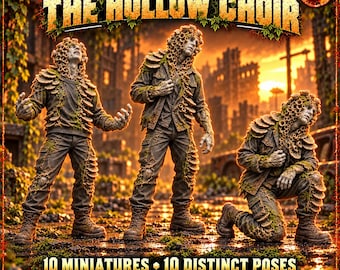 The Hollow Choir | Choose 1 of 10 Fungal Infected or Complete Unit | 32mm Resin Miniatures | HGM Exclusive