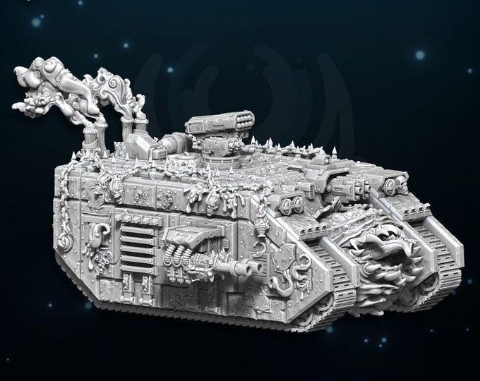 Iron Clad Russ size Plague Tank  - Chaos Miniatures  - Wildmesh - Tabletop Wargaming for Grimdark | Alternative  | OPR Sci-Fi mini