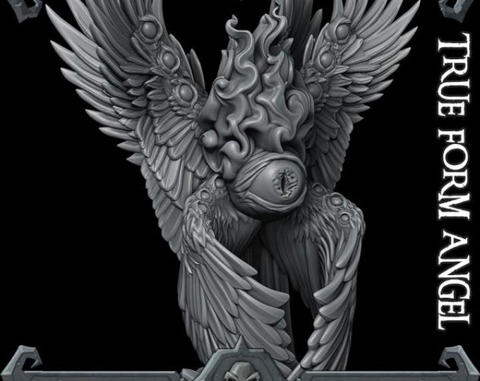 True Form Angel - Fantasy Miniature  - Rocket Pig Games - Tabletop Wargaming for Grimdark | OPR Sci-Fi & Fantasy Resin Mini