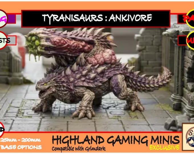 Solvix Ankivore - 28-200mm Alien Dinosaur Resin Monster - HGM Exclusive