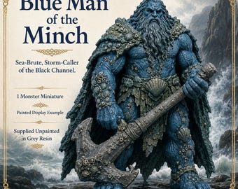 Blue Man of the Minch – HGM Exclusive Fantasy Monster Miniature – 25–120mm Sizes