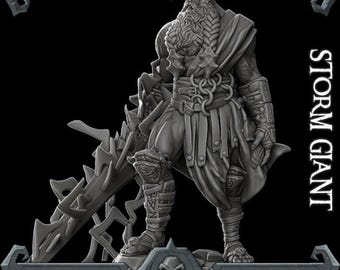 Storm Giant - Fantasy Miniature  - Rocket Pig Games - Tabletop Wargaming for Grimdark | OPR Sci-Fi & Fantasy Resin Mini