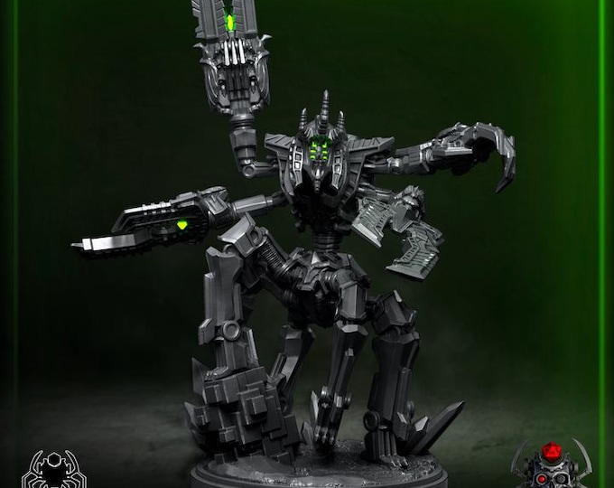 Metal Born Skorpekh Lord Destroyer - for Sci-Fi Wargames & TTRPG | Eight Legs Miniatures mini