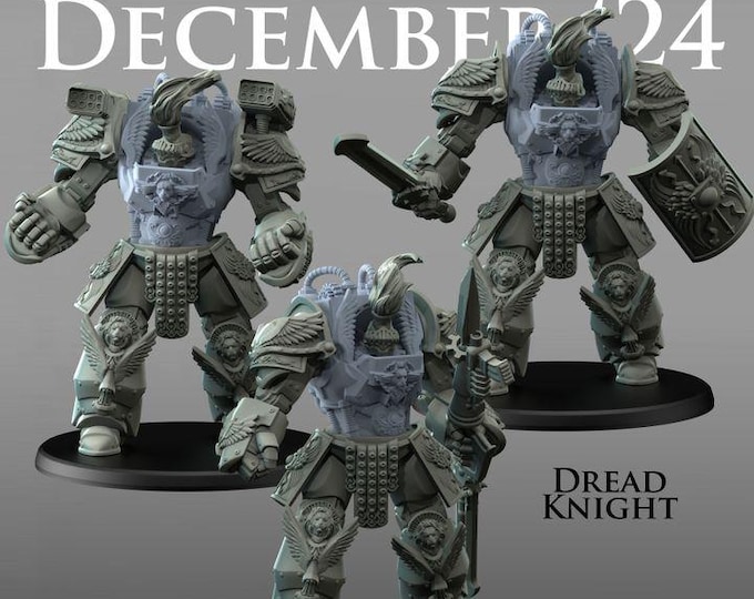 Royal Dreadknight - Alphaya - Printerra Studios - Tabletop Wargaming Miniature for Grimdark | OPR | Sci-fi