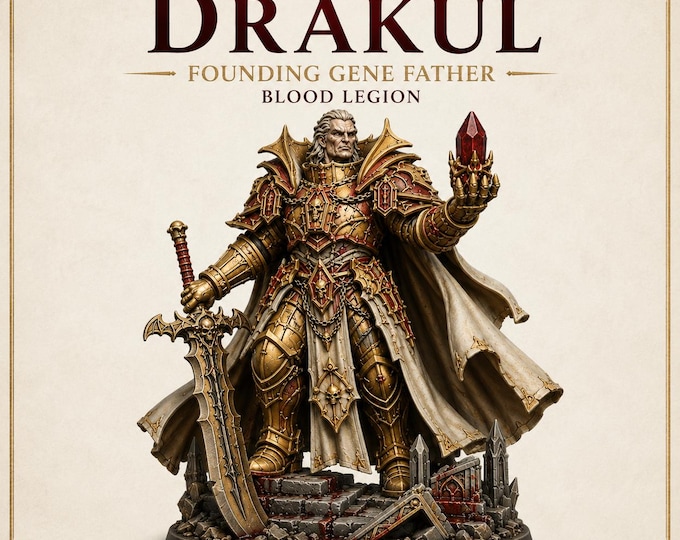 The Red Vow Drakul & Crimson Court | Founding Gene Father of Blood Legion - Vampire Lord and Retinue - The Blood Legion - HGM Exclusive