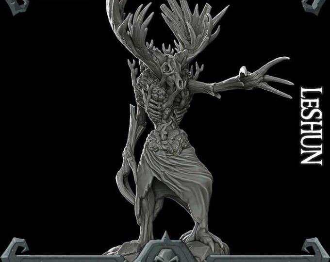 Leshun - Fantasy Miniature  - Rocket Pig Games - Tabletop Wargaming for Grimdark | OPR Sci-Fi & Fantasy Resin Mini