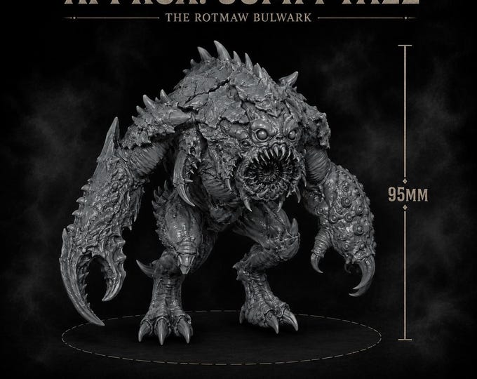 The Rotmaw Bulwark - HGM Exclusive Resin Fantasy Monster Miniature