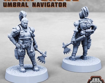 Nera Drove - Umbral Navigator  - new Release August 25 - Print Minis - Tabletop Wargaming Miniature for Grimdark | OPR | Sci-fi