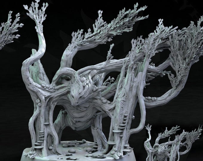 Mutated Cursed Splinter Fantasy Miniature  - Mini Monster Mayhem - Tabletop Wargaming for Grimdark | OPR Sci-Fi & Fantasy