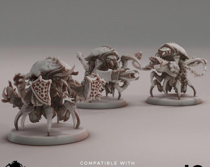 Lobster Warriors (1 - Oshounaminis - Deep Hive - Sci-Fi - Resin Vehicle