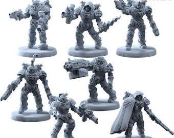 Legion Knights Squad A - Alphaya - Sci-Fi Grimdark - Squad