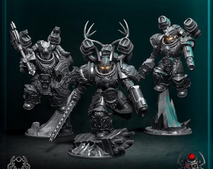 Sons of the Storm Flying Hunter - Eight Legs Miniatures -Tabletop Wargaming Miniature for Grimdark OPR Sci-fi