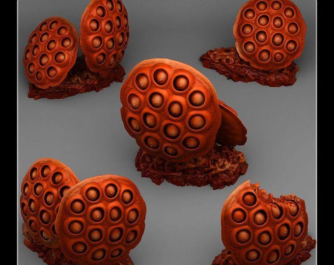 Corrupted Eye Mushrooms Terrain Objectives - Fantastic Plants & Rocks - Fantasy Terrain Set