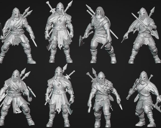 Viking Reavers - Frigid Miniatures - Tabletop Wargaming for Grimdark | Alternative  | OPR Sci-Fi mini