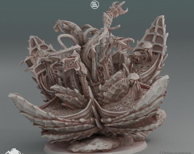 Parasitic Pod - Deep Hive - Oshounaminis - Tabletop wargaming miniature for Grimdark | OPR | Sci-fi | Alien Bug Proxy | Printed mini