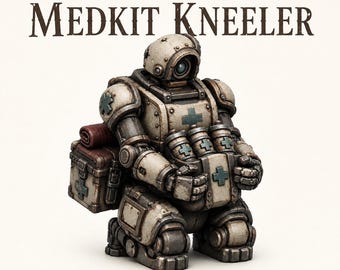 The Medikit Kneeler –  Hive NPC Characters - Highland Gaming Minis Exclusive Sci-Fi Resin Monster - DnD