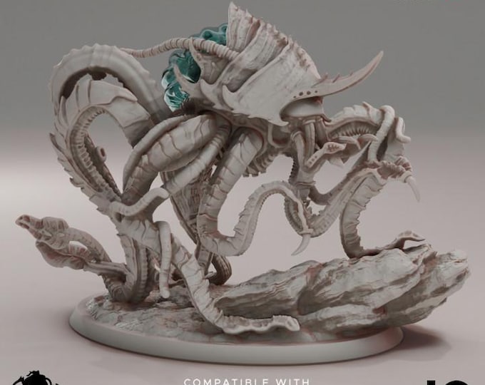 Great Poisoner - Deep Hive - Oshounaminis - Tabletop wargaming miniature for Grimdark | OPR | Sci-fi | Alien Bug Proxy | Printed mini