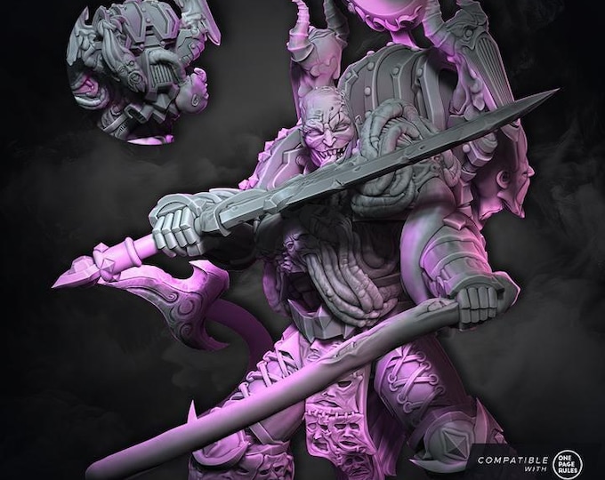 Caedor Valis Release - WildMesh - Chaos Excess - Sci-Fi Grimdark Character Miniature