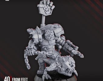 Zargok Da Hogmasta - DakkaDakka Licensed 28mm Resin Sci-Fi Boss Miniature