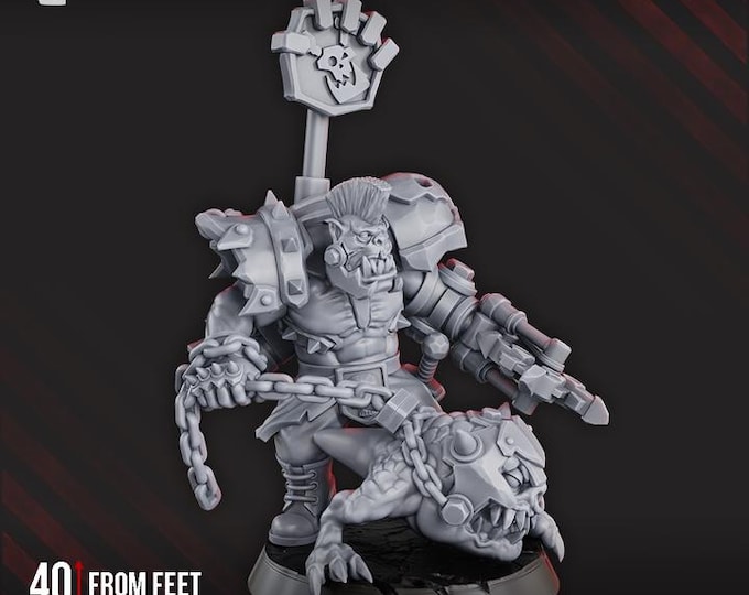 Zargok Da Hogmasta - DakkaDakka Licensed 28mm Resin Sci-Fi Boss Miniature