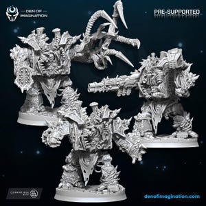 Plague Juggernaut - WildMesh - Sci-Fi Grimdark Squad Miniatures