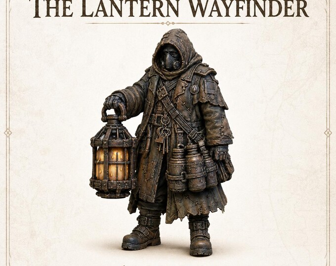 Threshold Keepers The Lantern Wayfinder - HGM Exclusive Resin NPC Miniature