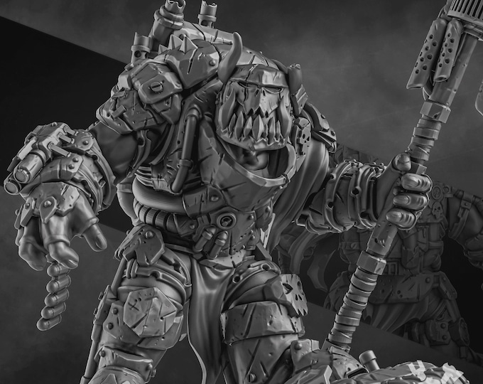 Bull War Boss Space Orks - DakkaDakka - Tabletop Wargaming for Grimdark | Alternative  | OPR Sci-Fi mini