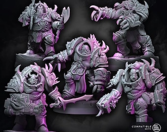 Chaos Excess - Annihilators unit - July 25 Release - Wildmesh Tabletop Wargaming for Grimdark Alternative OPR