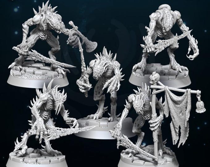 Ogre Unit - WildMesh - Chaos Traitors and Renegades - Sci-Fi Grimdark Squad Miniatures