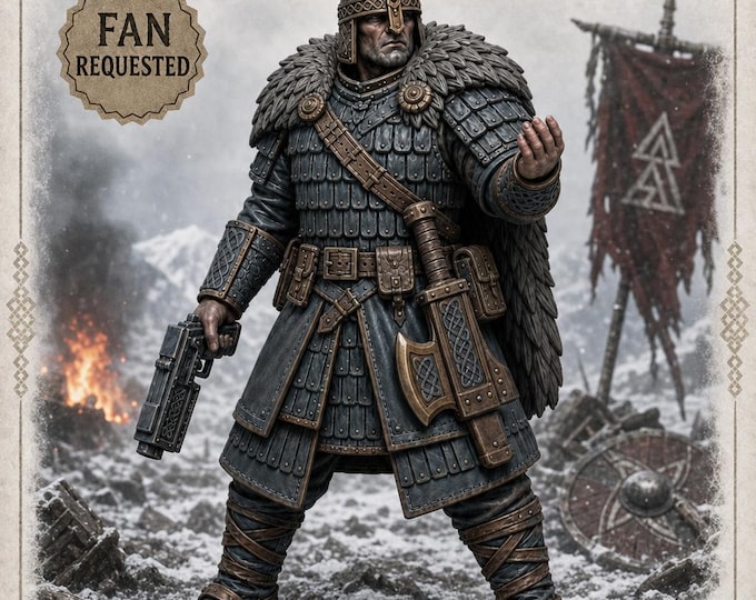 Ironfjord Oath Marshal | Resin Sci-Fi Viking Officer | HGM Exclusive