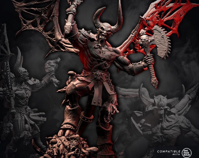 Chaos Wrath - Ferox The Banished  - Miniatures - Wildmesh - Tabletop Wargaming for Grimdark | Alternative  | OPR Sci-Fi mini