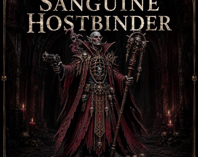Sanguine Hostbinder | Vampire Possession Priest Miniature | The Thirstbound - Blood Legion - HGM Exclusive