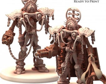 Battle Nuns Prayer Machine Nundam Warsuit - BELTHAZARK - Sci-Fi Grimdark - Resin Miniature