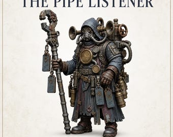The Pipe Listener | Grimdark Hive NPC | HGM Exclusive Resin Miniature