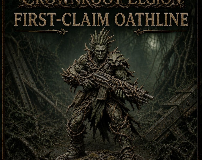 Crownroot Legion First-Claim Oathline | Individual Poses or 5, 10 or 20 Fantasy Rifle Miniatures | HGM Exclusive