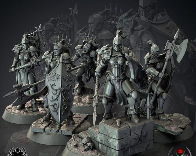 Widows of Heaven Squad - for Sci-Fi Tabletop Wargames & TTRPG | Eight Legs Miniature