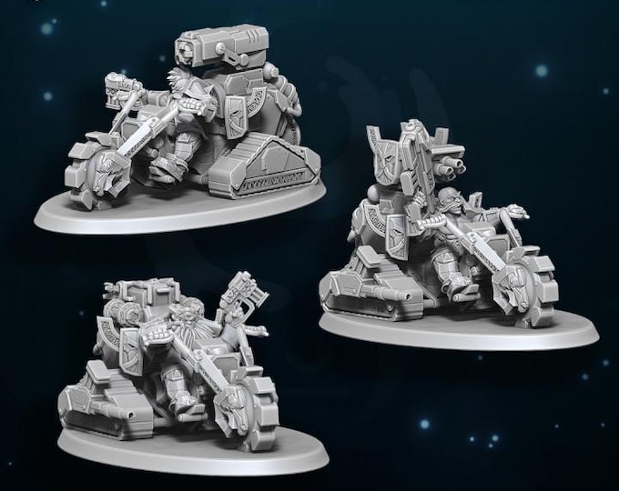Surveyors - WildMesh - Space Dwarfs - Sci-Fi Grimdark Squad Miniatures