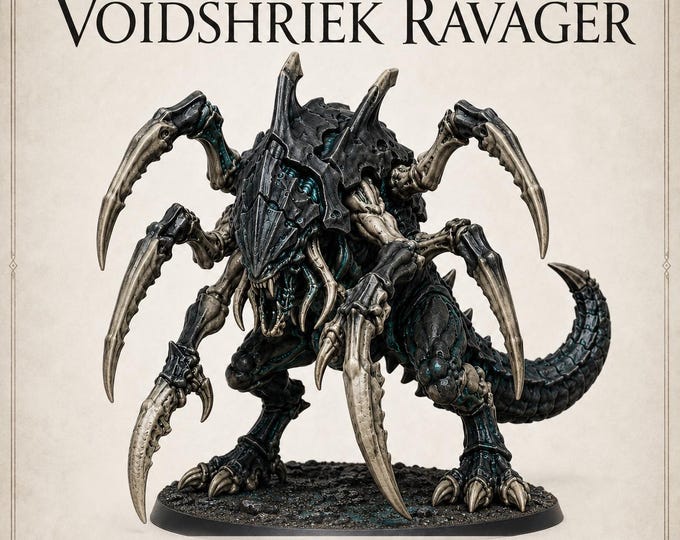 Voidshriek Ravager Wraith-Helix Legion Alternative Space Bugs Resin Alien Monster Miniature
