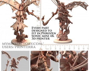 Flying Mechanical Empire Legionnaires Robot Flamer - Romanus - Printerra Studios - Tabletop Wargaming Miniature for Grimdark | OPR | Sci-fi