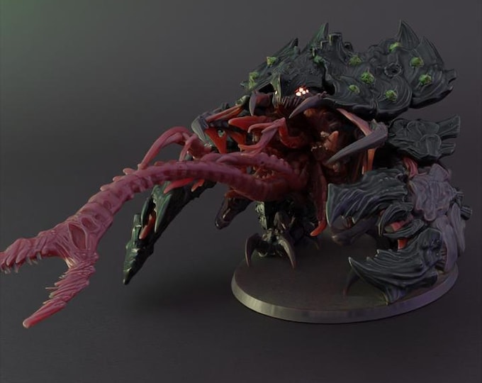 Ultra Hippopotatoad Miniature Space Bugs - Unassembled - Monster - Scifi - Grimdark - Compatible with all wargames