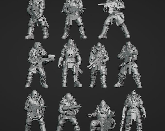 Steelborn Vanguard - Frigid Miniatures - Tabletop Wargaming for Grimdark | Alternative  | OPR Sci-Fi mini