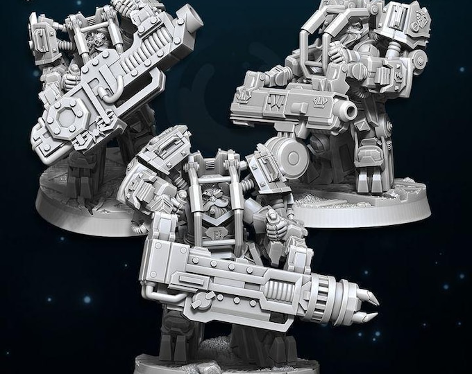 Space Dwarfs Exo - WildMesh - Sci-Fi Grimdark Squad Miniatures