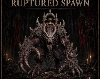 Ruptured Spawn | Pose 1-5 or 5/10/20 Vampire Mutant Horror Miniatures | 50mm Bases | HGM Exclusive