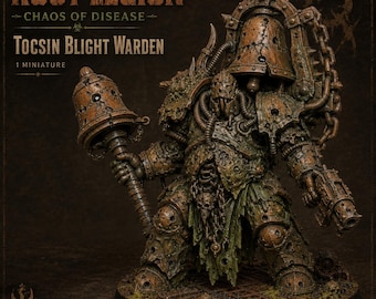 Tocsin Blight Warden | Rust Legion / Chaos of Disease | HGM Exclusive 32mm Resin Character Miniature