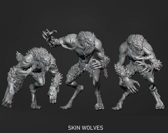 Skin Wolfs - Frigid Miniatures - Tabletop Wargaming for Grimdark | Alternative  | OPR Sci-Fi mini